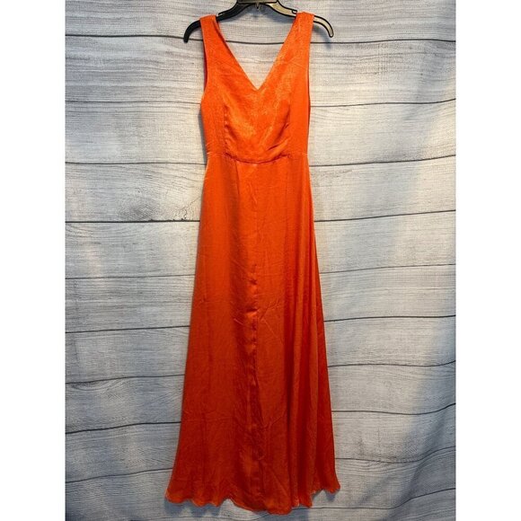 NWT Strut and Bolt Orange Sleeveless Maxi Dress Size M - Picture 4 of 4